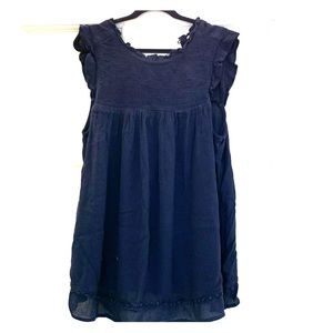 Cute Old Navy smocked top - Navy
